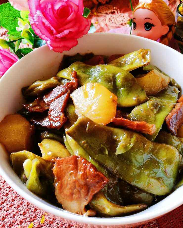 油豆角炖土豆步骤9