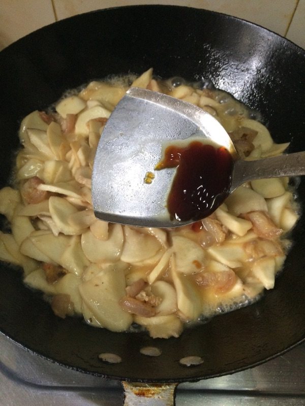 杏鲍菇炒肉步骤8