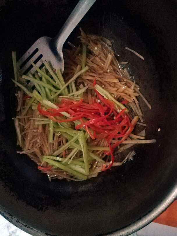 素炒三丝步骤9