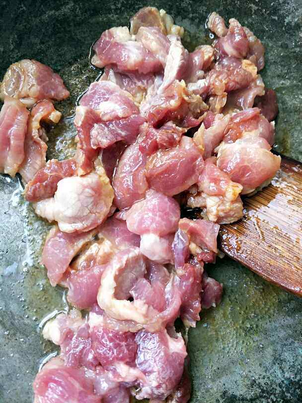 四季豆炒肉步骤5