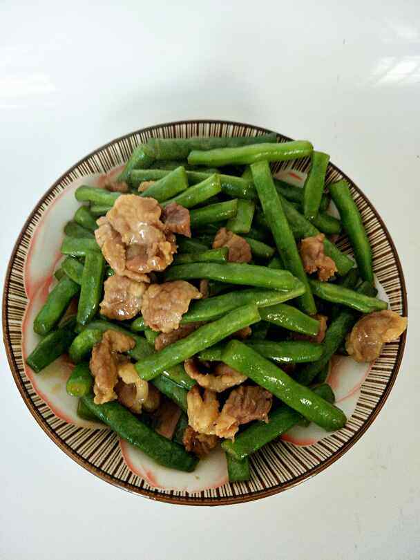 四季豆炒肉步骤9