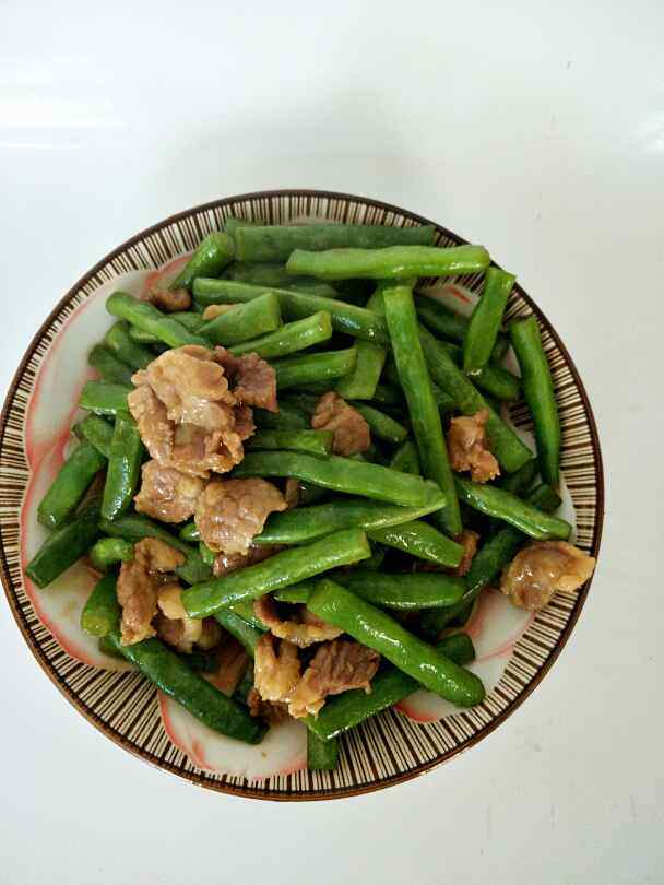 四季豆炒肉步骤8