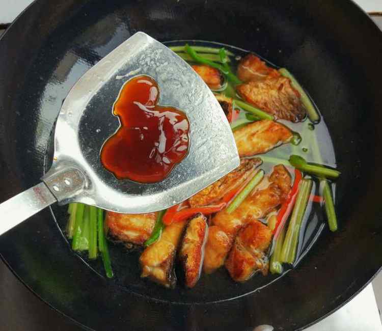 红烧草鱼块步骤9