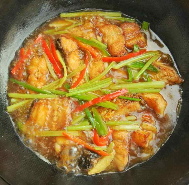 红烧草鱼块步骤10