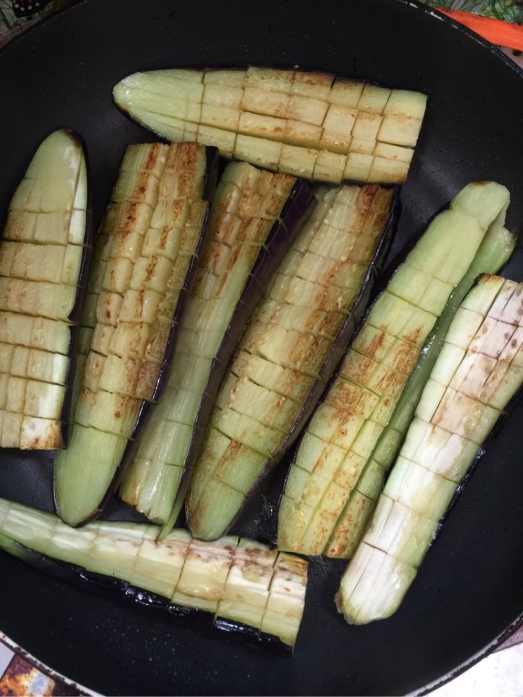 豆瓣酱烧茄子步骤4