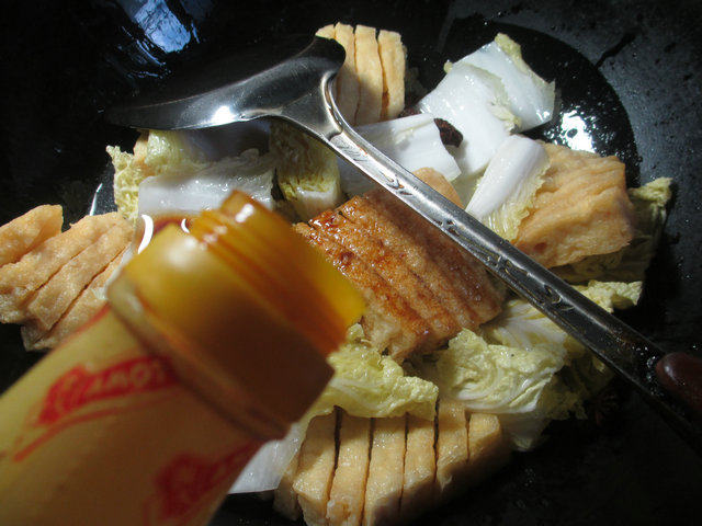 娃娃菜烧兰花豆腐干步骤7
