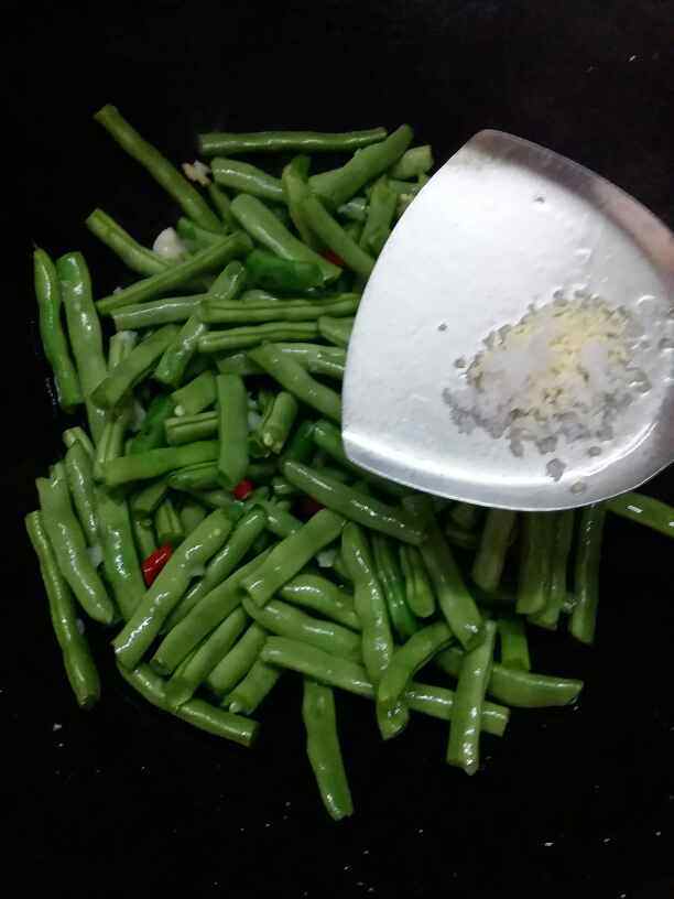 辣炒四季豆步骤6
