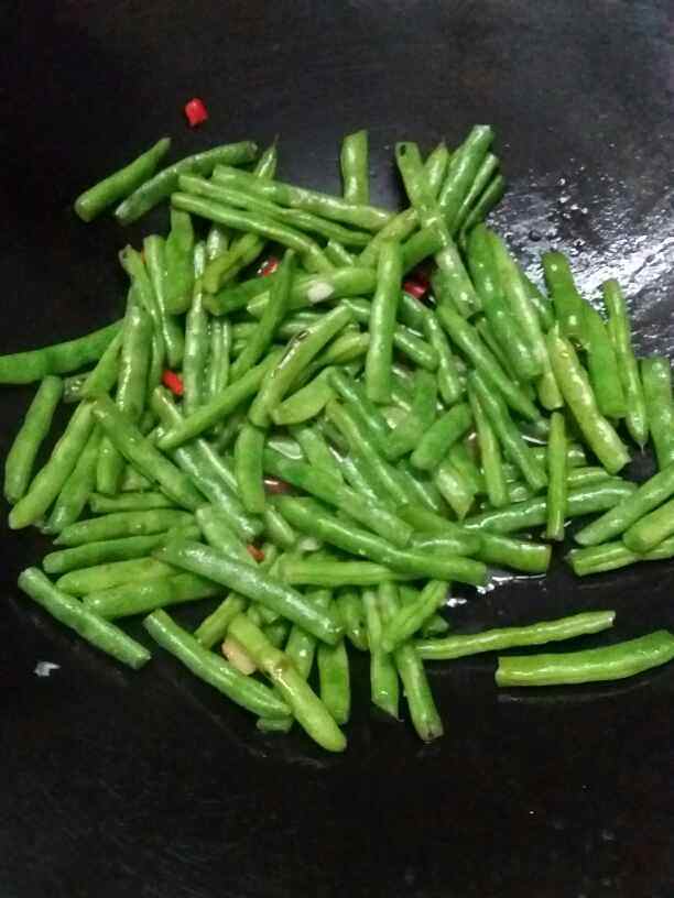 辣炒四季豆步骤8
