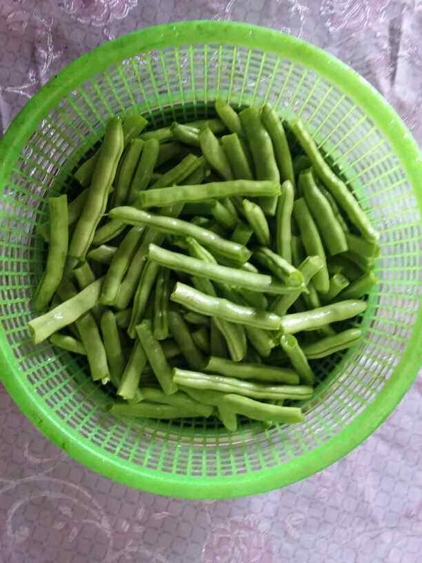 辣炒四季豆步骤3