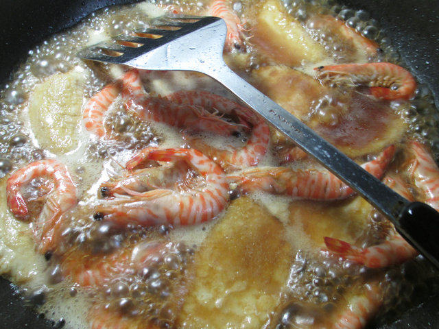 基围虾烧鲜素鸡步骤9