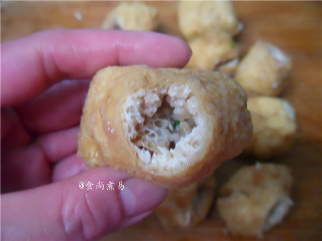 菜肉酿豆腐泡#盛夏餐步骤5