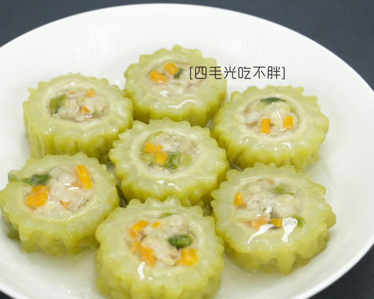 苦瓜酿步骤8