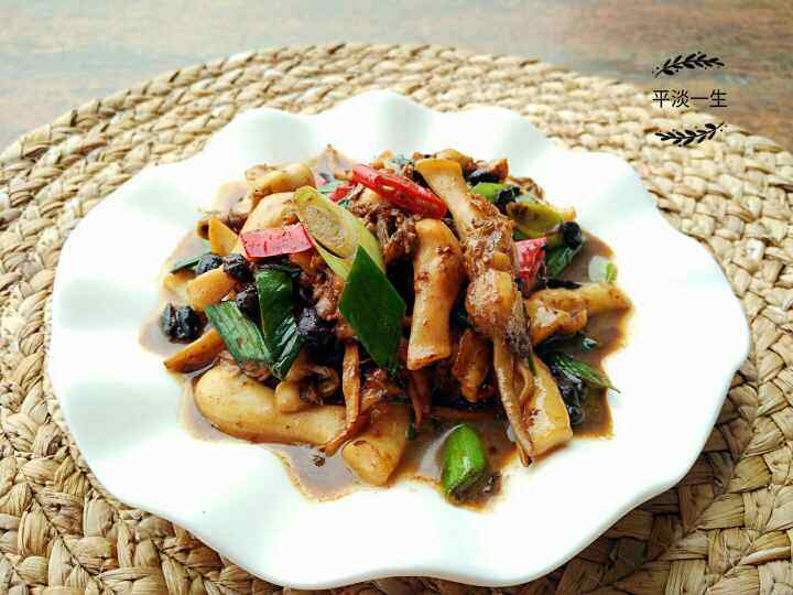 古早味豆豉炒蛏肉步骤9