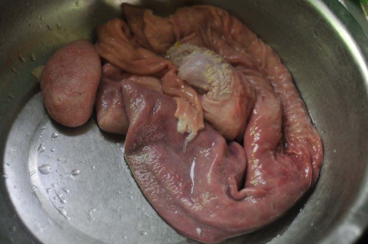 黑豆炖猪肚步骤1