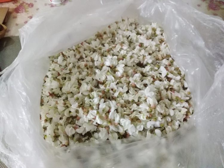 槐花炒鸡蛋步骤4