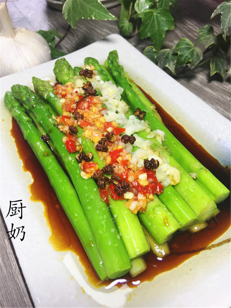 #盛夏餐桌#响油芦笋步骤12
