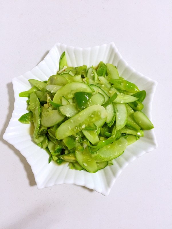 青椒炒地黄瓜步骤8