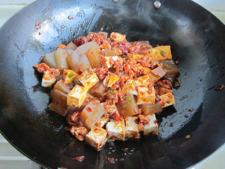 魔芋烧豆腐步骤8