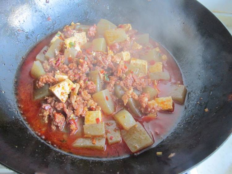 魔芋烧豆腐步骤10