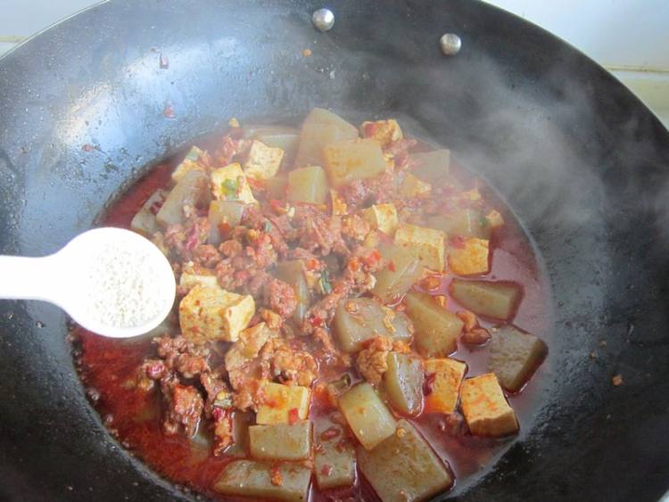 魔芋烧豆腐步骤11