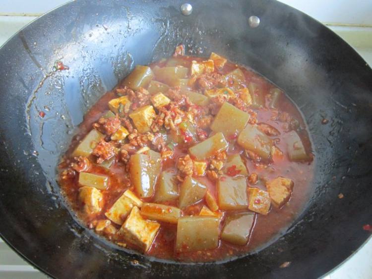 魔芋烧豆腐步骤12