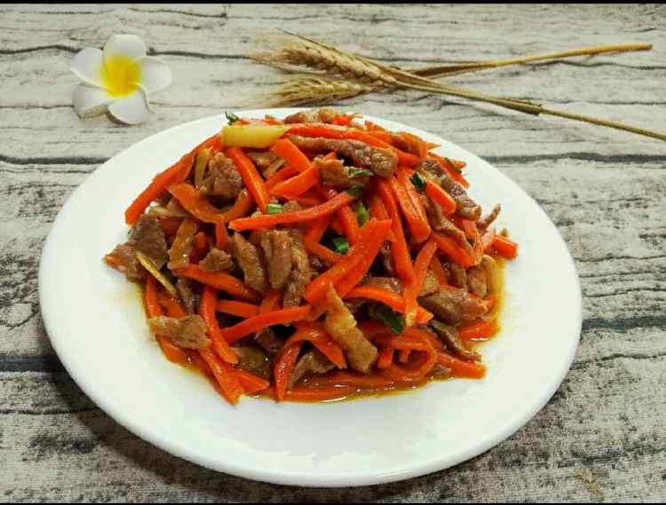 胡萝卜肉丝步骤10