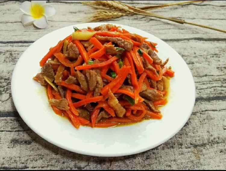 胡萝卜肉丝步骤9