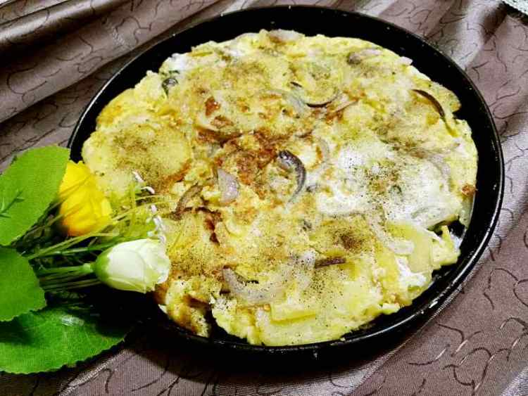 西班牙土豆煎蛋饼步骤12
