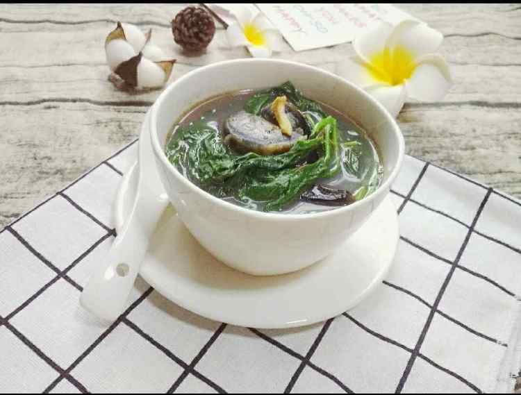 苋菜皮蛋汤步骤9