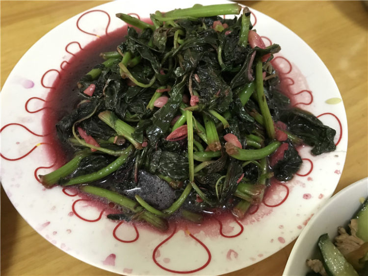 蒜茸苋菜步骤6