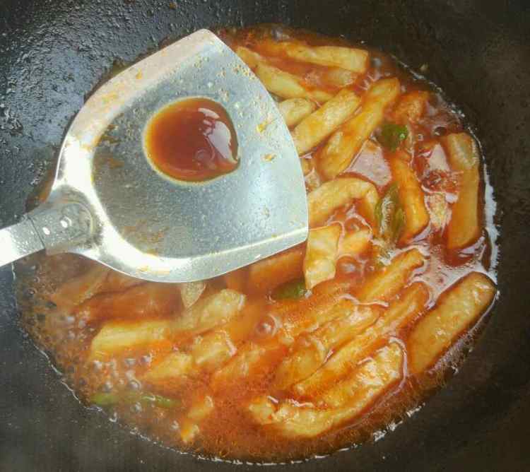 酸甜茄条步骤9
