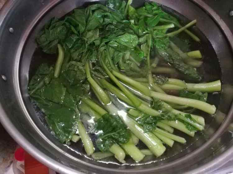 白灼菜心步骤4
