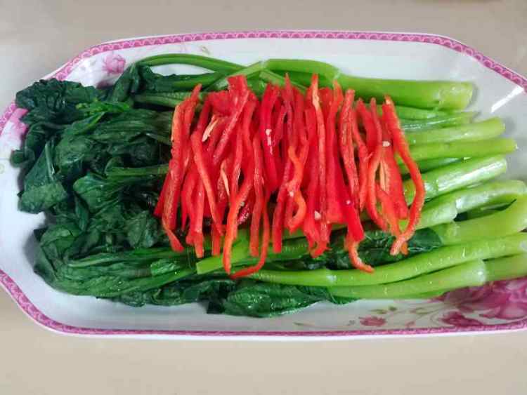 白灼菜心步骤7