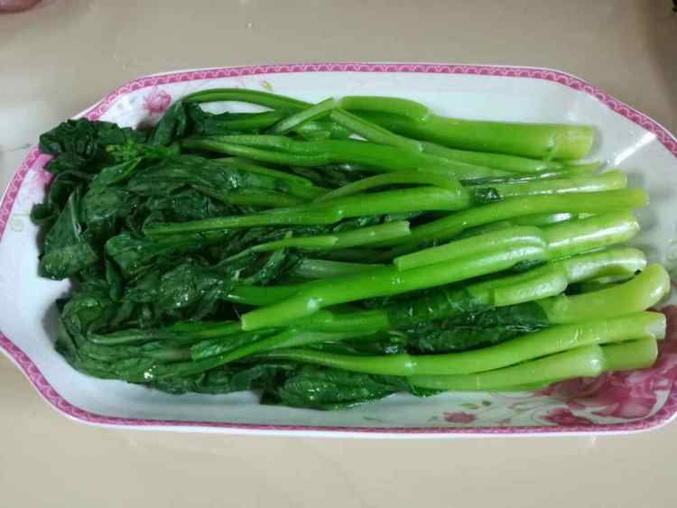 白灼菜心步骤5