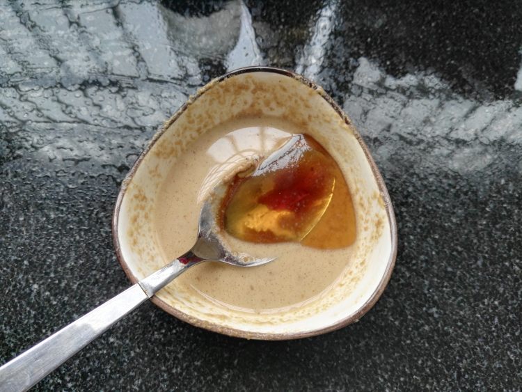 麻汁拌生菜步骤4