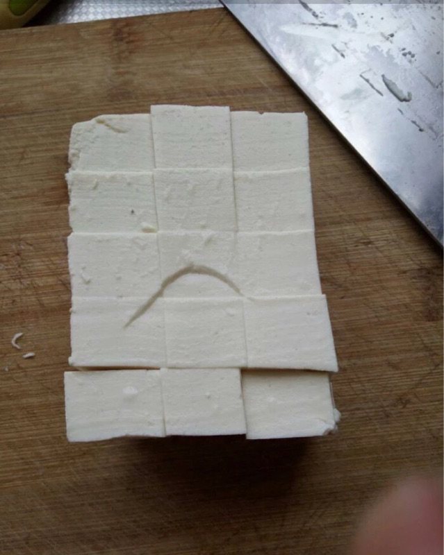 麻婆豆腐步骤1