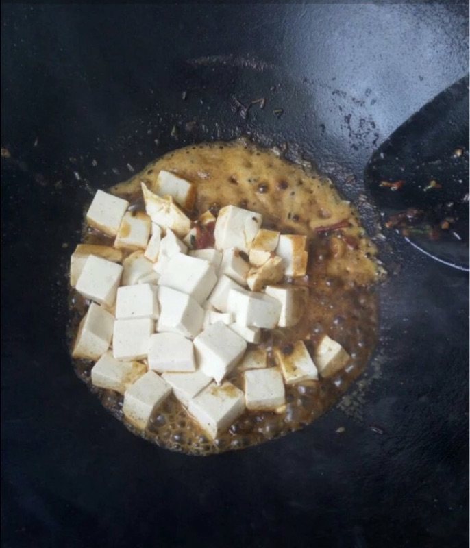 麻婆豆腐步骤4