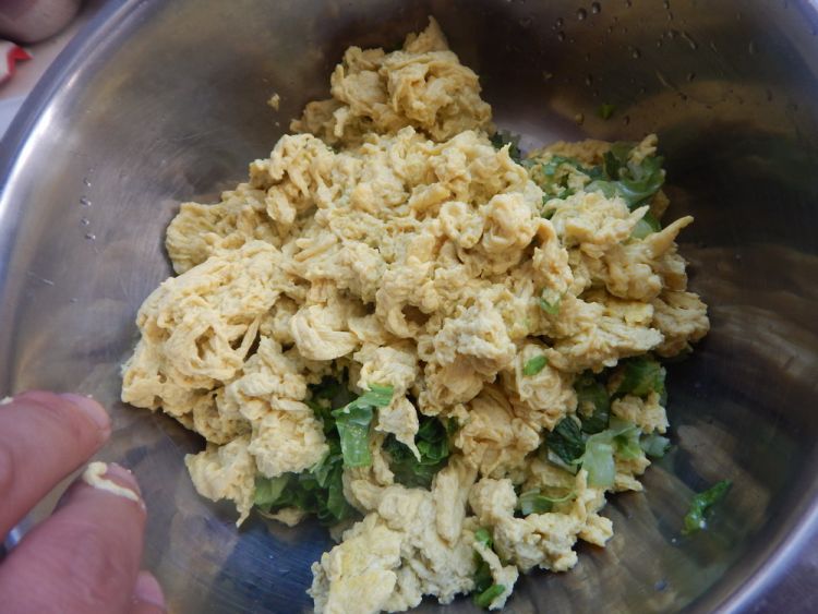 生菜鸡蛋煎饼步骤2