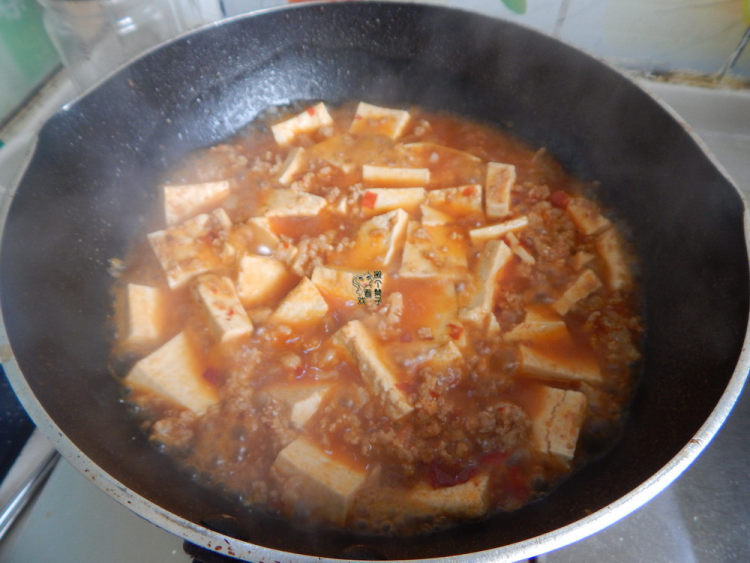 豆瓣肉末豆腐步骤13