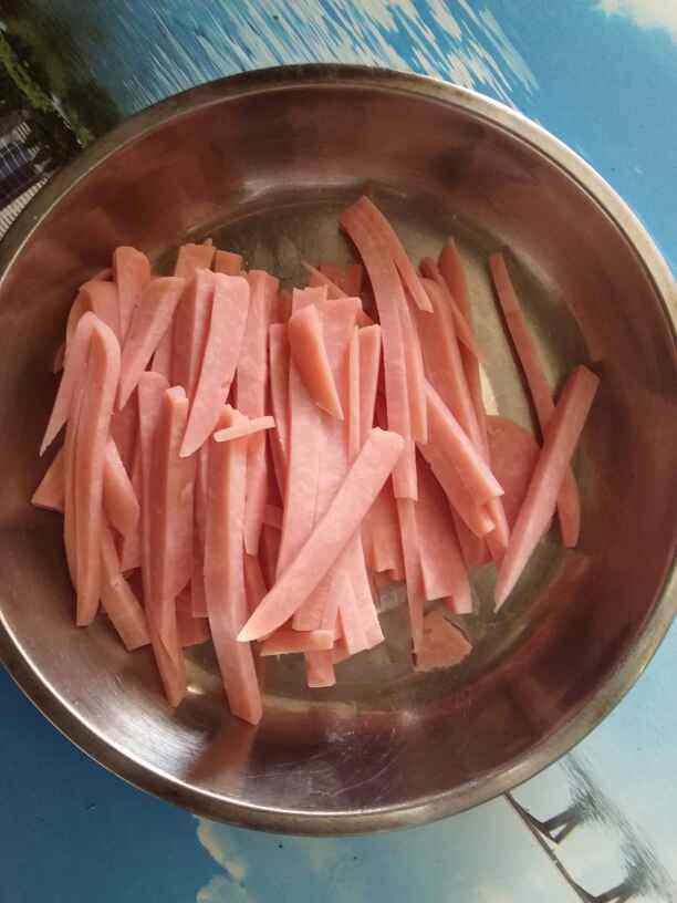 土豆丝炒火腿步骤2