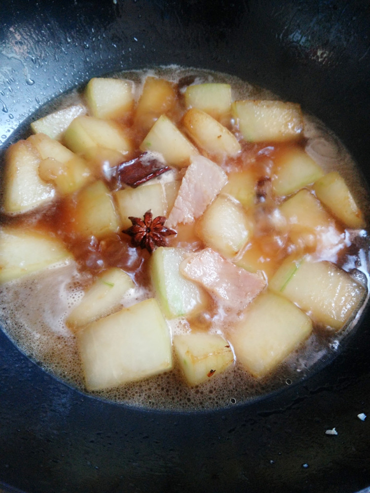 腊肉烧冬瓜步骤7