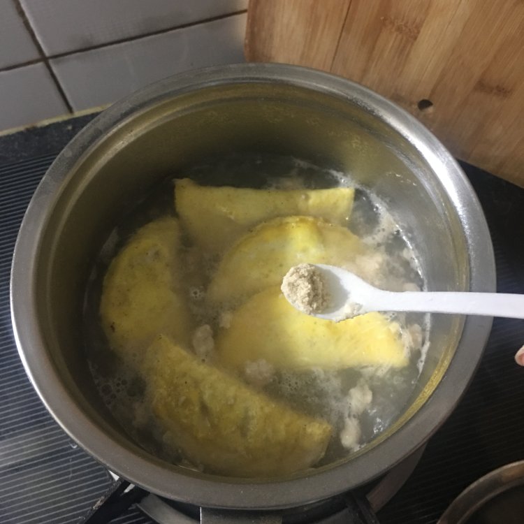 蛋饺汤粉步骤7