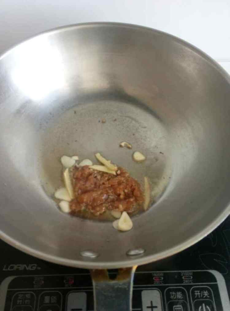 肉沫苦瓜炒步骤4