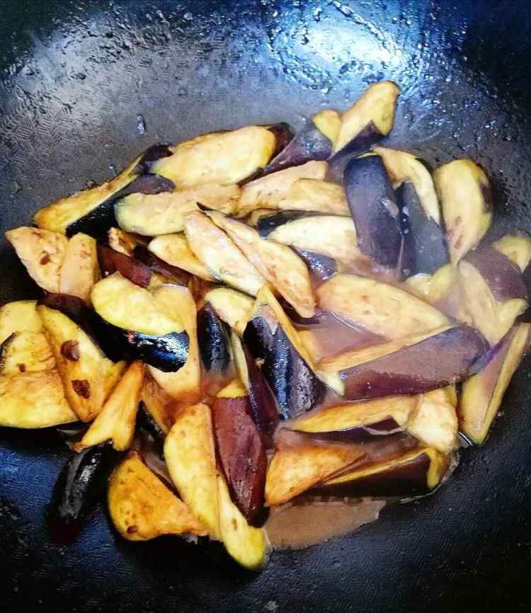 酱炒茄子步骤5