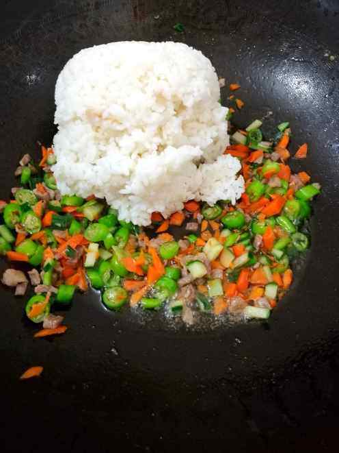 爱心炒饭步骤6
