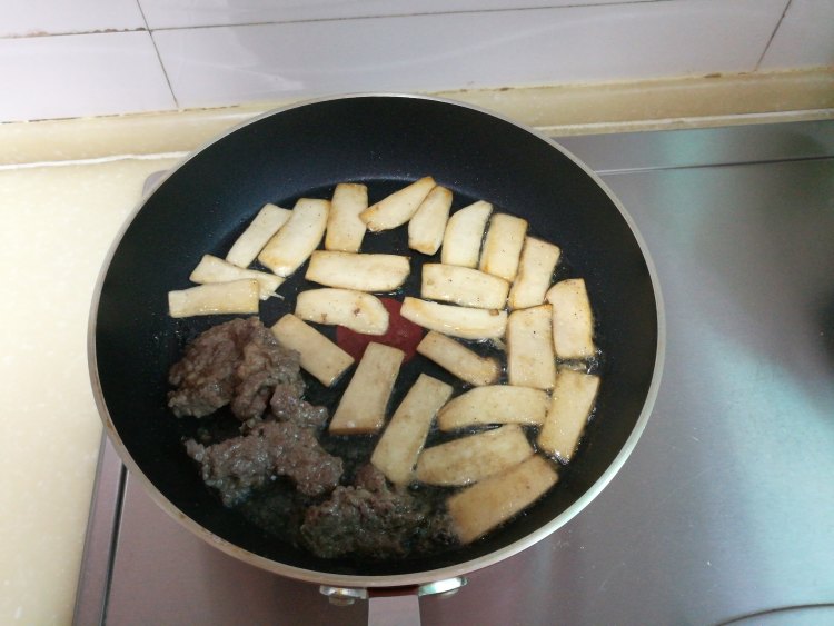 煎鲍菇牛肉步骤9