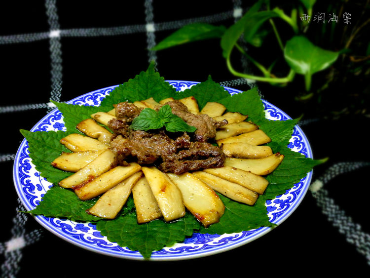 煎鲍菇牛肉步骤10