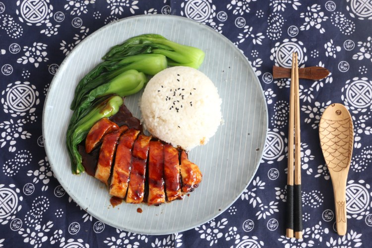 照烧鸡排饭步骤6