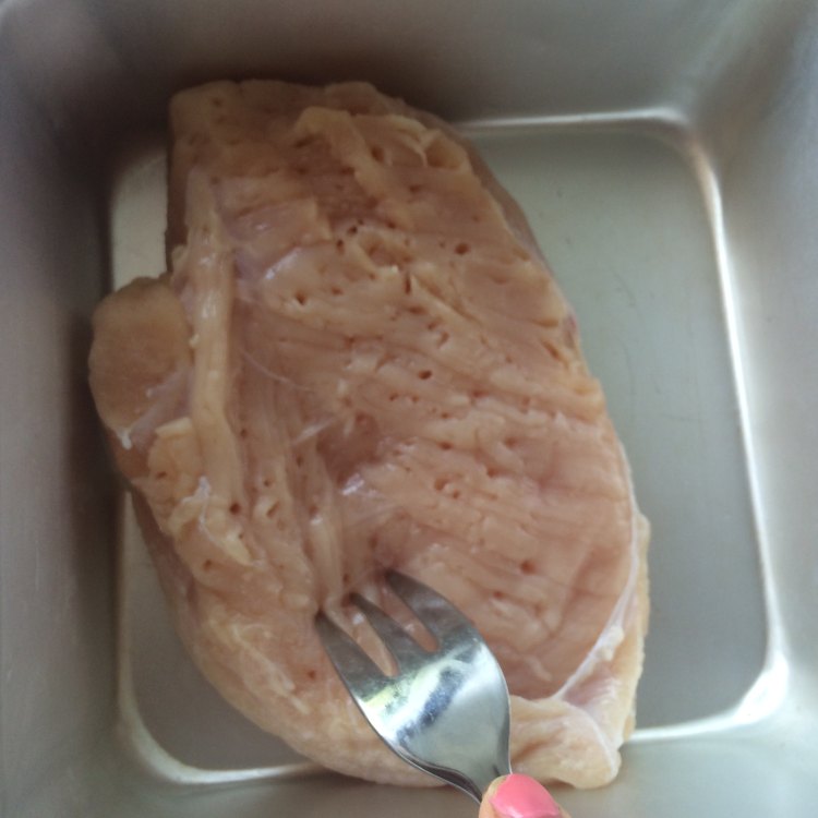 照烧鸡排饭步骤1