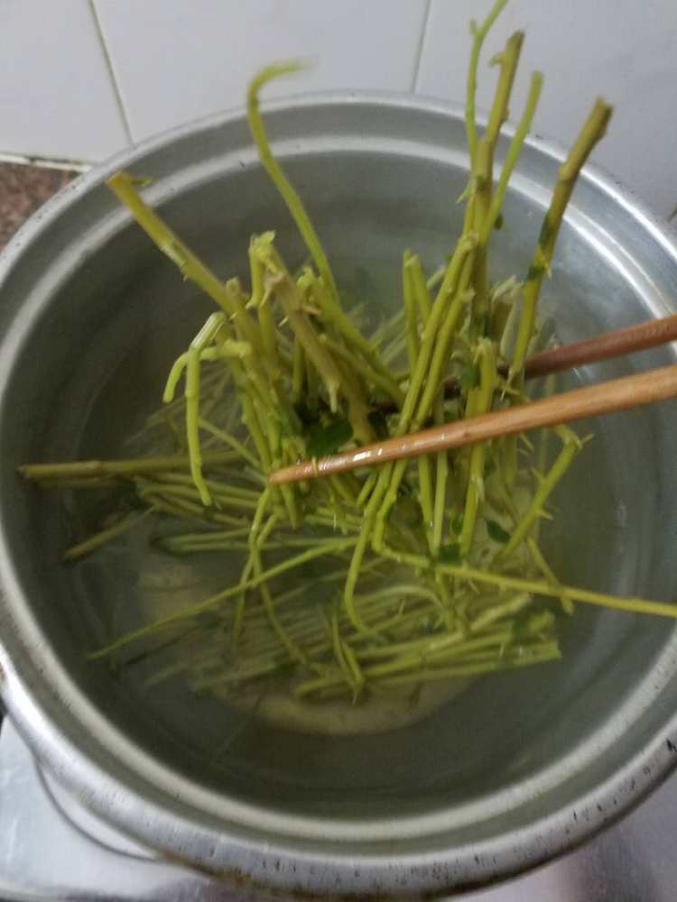 枸杞叶瘦肉汤步骤4